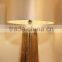 E27 CE UL amber glass table lamps with white cylinder lamp shade for kids room lighting
