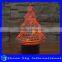Creative Christmas Decoration 3D LED Night Light Christmas Tree Projector Night Light Indoor Outdoor Decoration Touch Light