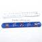 Promotional gift Cute PVC Slap Clip Cartoon Shaped Customized Ruler Bracelet Clap Clip