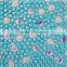 JY-G-89 Bule Coloured glaze mosaic Flat bead mosaic sheet swimming pool covering mosaic