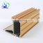 wood effect aluminium powder coatings profile aluminum extrusion profile