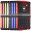 Plastic Silicone stand back cover case for LG,2 in 1 Hard Protective Hybrid Combo Case for LG G4 Case Cover