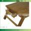 BH004/Light Folding Laptop Versatile Bamboo Serving Table Bed Tray with Long Leg