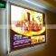 Advertising simple display sign board indoor light sign frameless led light display