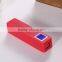 Fashion Gifts manufacturer price LCD display 2600mah lipstick power bank charger for mobile phone