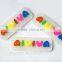 2D or 3D transparent PVC rubber patch for sportwear