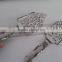 AB002 wormwood leaf design stainless steel absinth spoon
