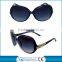 Double color with big frames favorable plastic sunglasses women