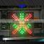 High way red cross green arrow 600mm toll station LED traffic light