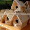 Small Wooden wood carved cheap bird houses