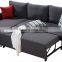 2016 hot selling pine wood material folding sofa cum bed