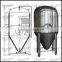 Best Price Industrial yeast/alcohol/vodka fermenting/fermentation equipment for sale