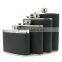 Hip Flask Leather Wrapped Flagon With High Quality Stainless Steel