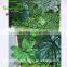 SJLJ013338 artificial plant wall / fake plastic green wall for wall decoration