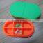 6 Parts Silicone Pill Box Sale to America Market