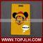 Sublimation MDF luggage tag full size printed wood pendant for luggage