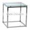Factory price Euro Style metal Chrome base Side Table, coffee table