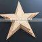 Hot sale pine wood pentagram