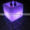 Infrared remote control wedding led wine cube shelf