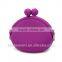 personalized silicone cosmetic bag.coin bag