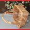boat shaped willow basket wholesale