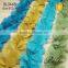 New vintage custom colorful chiffon flower trimming for clothes