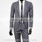 GZY new fashion grey coat pant men suit factory wholesale