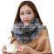 CX-S-183A Ladies Lovely White Fox Fur Fashion Scarf