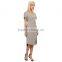 ladies dress tailor linen dress for cocktail evening party dress