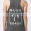 Wholesale Fashion Printed Tank Top Fitness