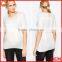 Elegant Semi-sheer Pleated Lace Detail Maternity Wear Wholesale Tank Top