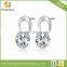 Cubic Zirconia diamond Rotary stud earrings for women