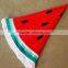 Custom Reactive Printed Beach Towels watermelon Custom Print Design Watermelon Shaped Round Beach Towel