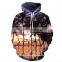 black caged 3D pinted hoodies/sjm unisex 3D printed sweatshirt hoodies/hot sell 3D hoodies