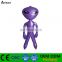 Environmental non-phthalate PVC inflatable 3D alien toy inflatable cartoon doll for inflatable toys