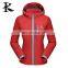 Woman jacket softshell hiking red jacket