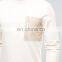 Longline Muscle Fit Sweatshirt With Printed Chest Pocket