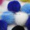 Durable using high grade quality mink fur balls imported danish mink fur pom poms varied sizes