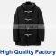 Winter Hot Sale Dark Grey Wool Down Filled Coat For Mens