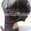 Black Genuine Leather Newsboy Cap Hat