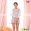 Pink Grey Silver Fiber Radiation Maternity Dress for Pregnant Women