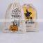 In Stock Wholesale 100% Cotton Canvas Halloween Gifts bags Halloween Sack