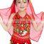 BestDance cheap girls belly dance head veil children belly dance veil chiffon veil OEM