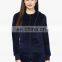 Blank zipper up womens hoodie wholesale
