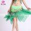 Q-6013 Shiny glittery fabric short performance belly dance short skirt for sale