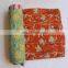 Quilt Handmade Reversible Kantha Throw Vintage Bedspread Gudari Quilted Sheet
