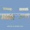 made in china wallet metal labels with adhesive backing