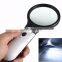 3 LED illuminated Handheld Reading Magnifier