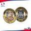 Custom Cut out Challenge Coin with Gold plating