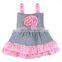 Lovely Unicorn Printed Baby Girls Dresses Kids Ruffle Party Fashion Dress